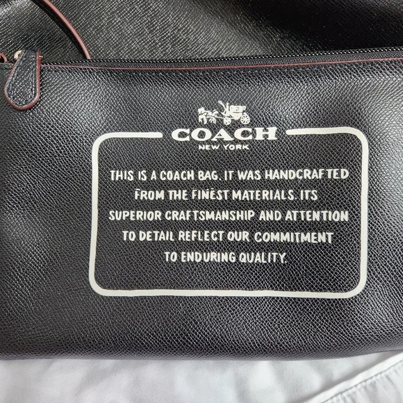 Coach Convertible Tote With 2 Clutch Inserts - Picture 8 of 8